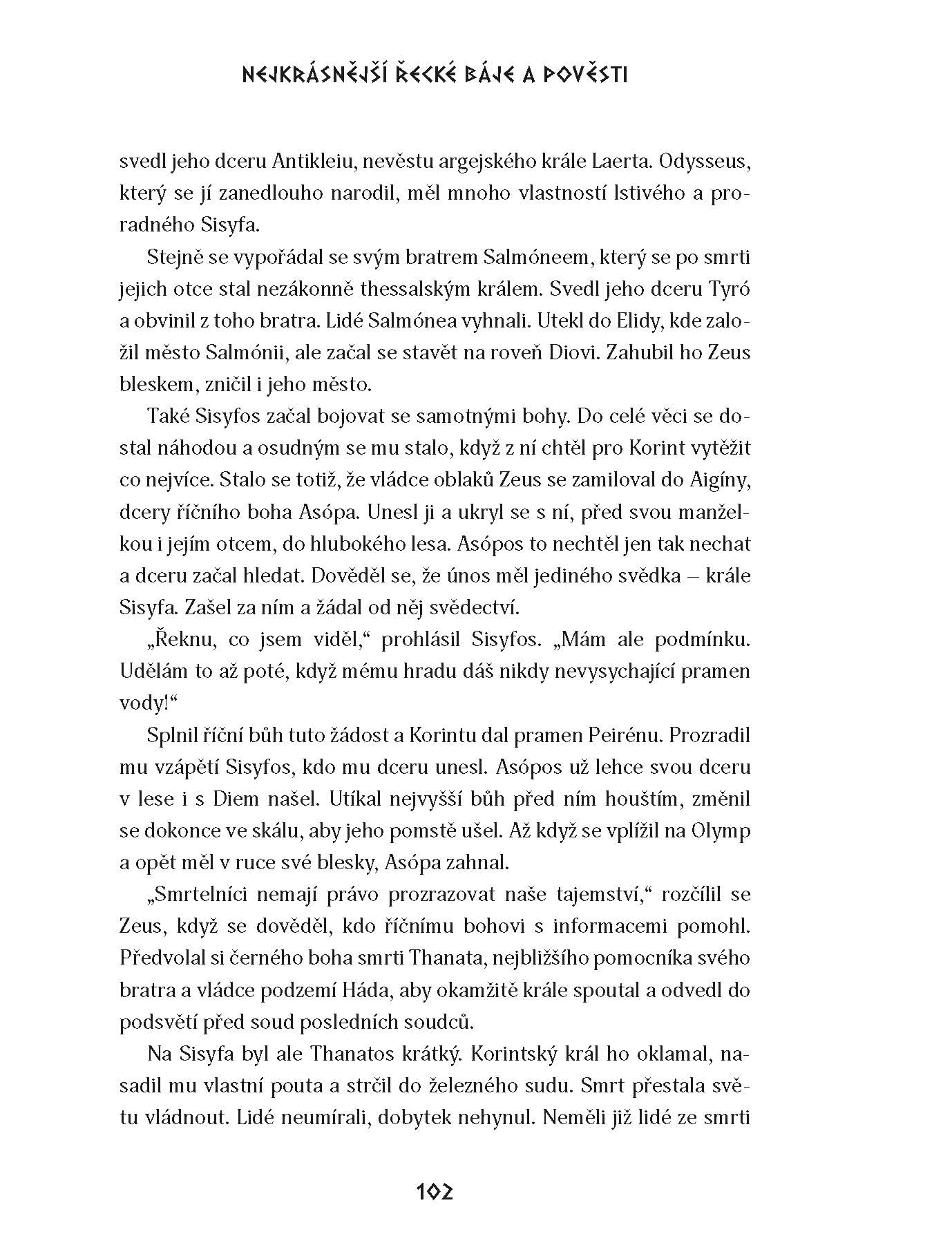 Nejkrásnější řecké báje a pověsti