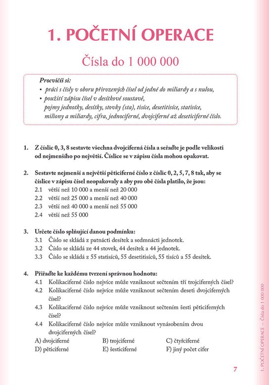 Přijímací zkoušky na víceletá gymnázia – matematika