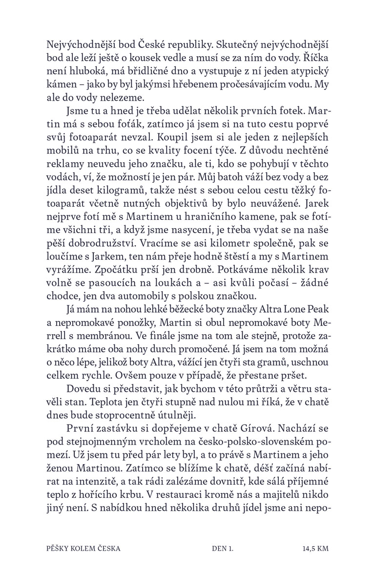 Pěšky kolem Česka