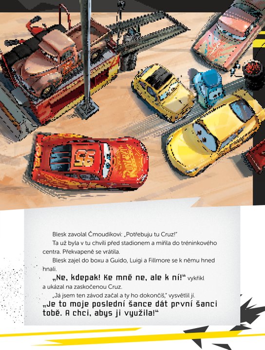 Auta 3 - Kniha s modelem
