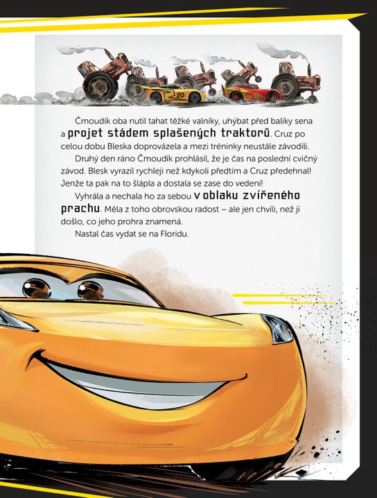 Auta 3 - Kniha s modelem