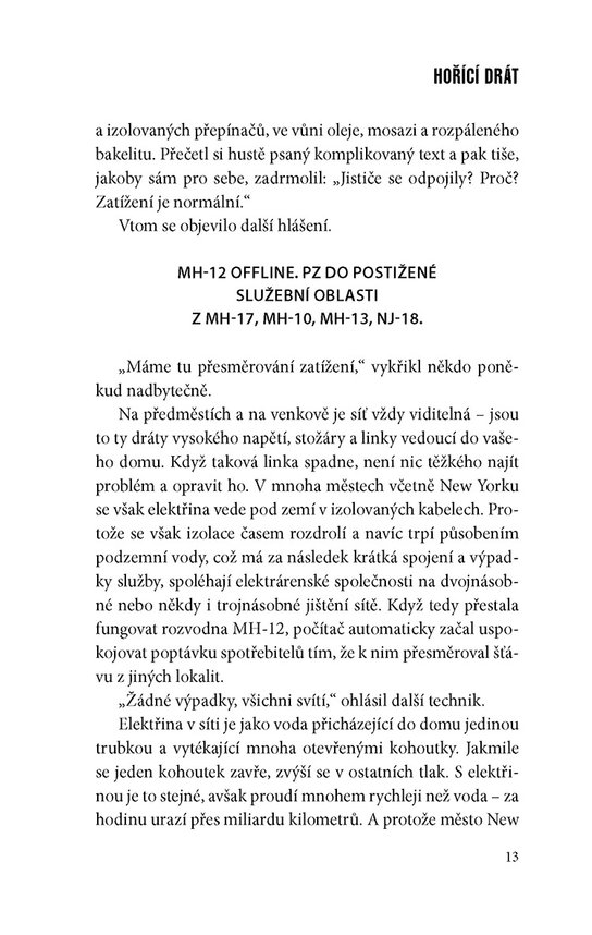 Hořící drát