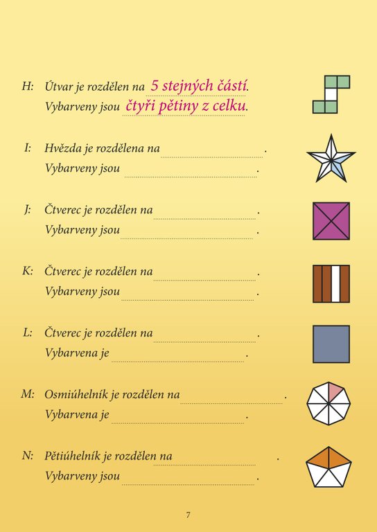 Mami, tati, já těm zlomkům nerozumím - 1. stupeň ZŠ