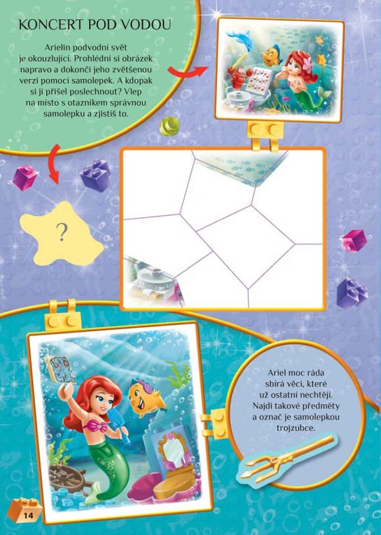 LEGO® Disney Princezna™ Samolepková knížka s aktivitami