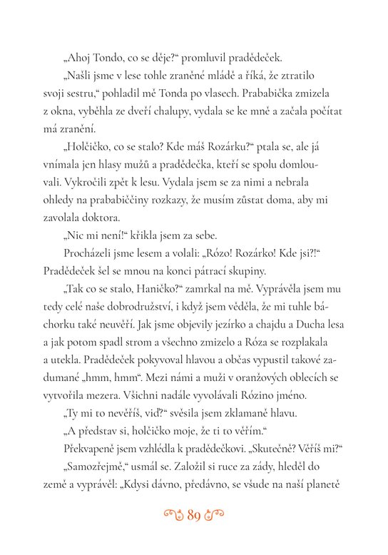 Róza, Háňa a tajný život lesa