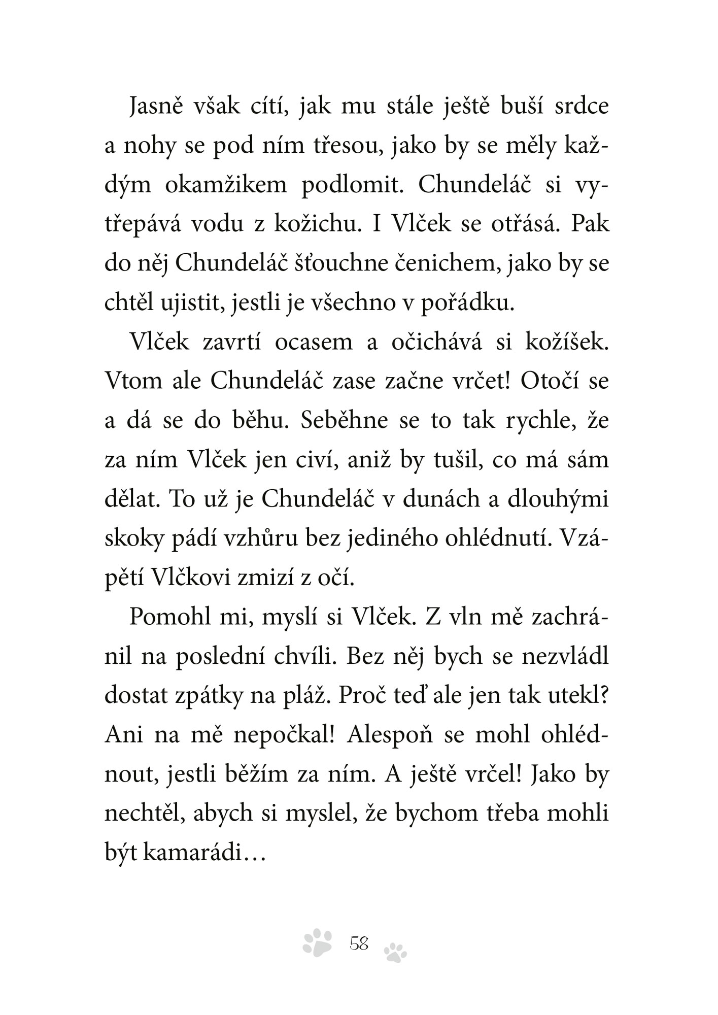 Vlček trosečníkem