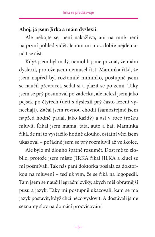 Povím vám o dyslexii