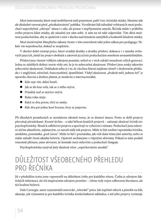 Rétorika pro obchodníky i běžný život