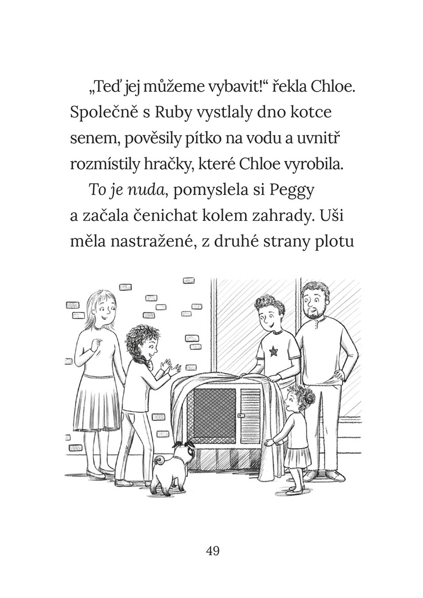 Mops králíčkem