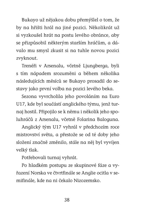 Hvězdy fotbalového hřiště - Saka