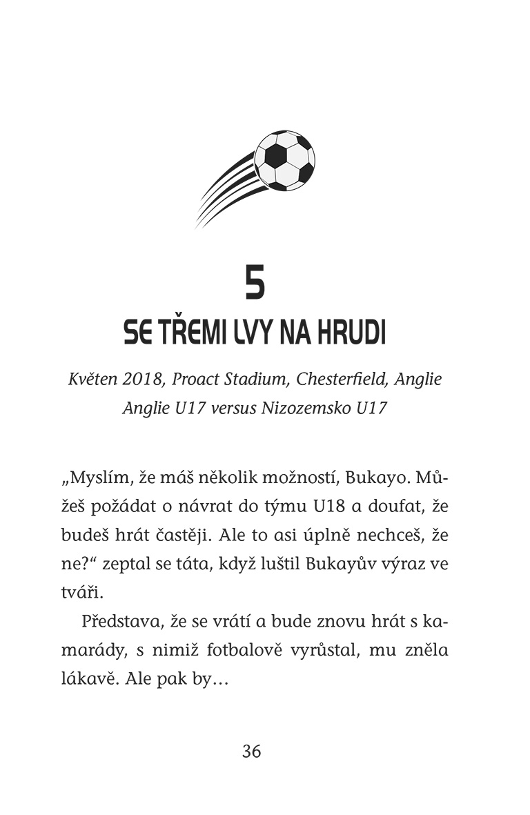 Hvězdy fotbalového hřiště - Saka