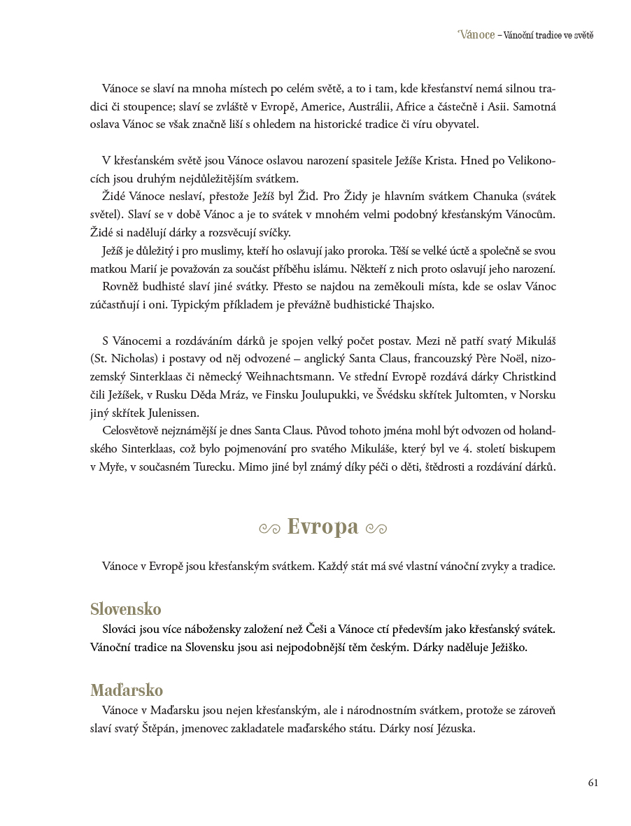 Vánoce - historie, zvyky, tradice