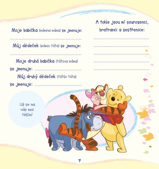 Medvídek Pú Moje první knížka