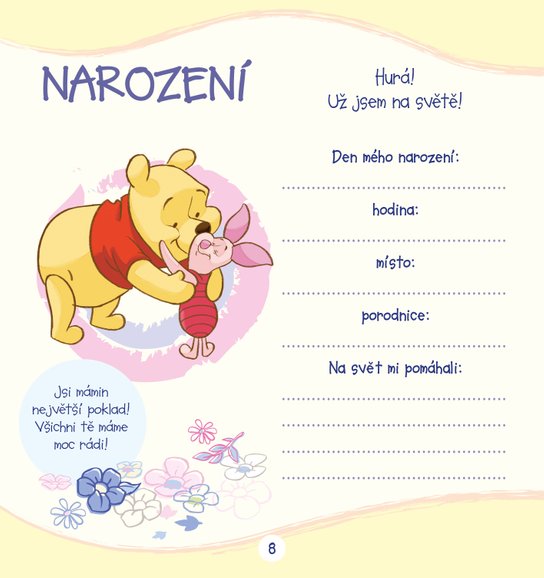 Medvídek Pú Moje první knížka