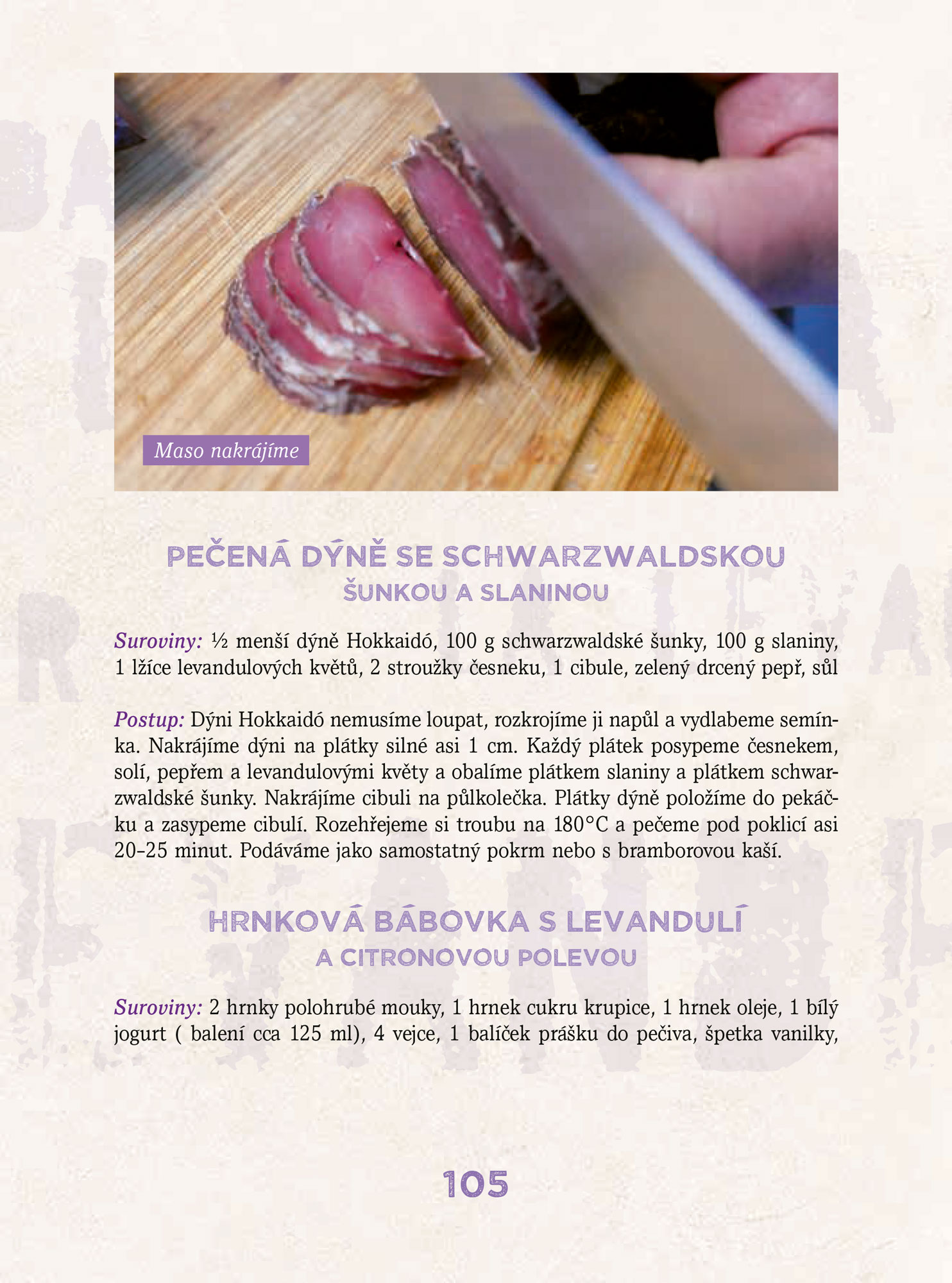 Domácí levandulová kuchařka 