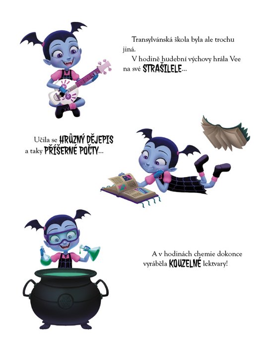 Vampirina - Vybarvuj, čti si, nalepuj