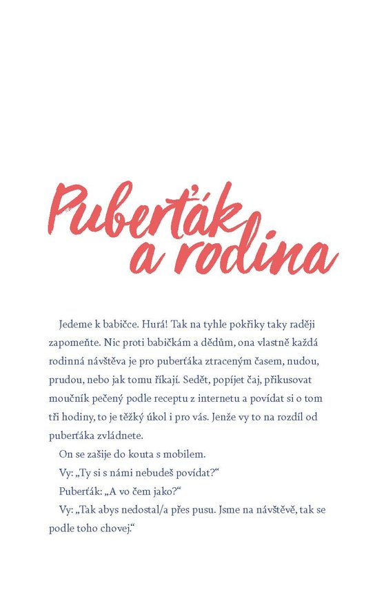 Puberťák. Jak se nezbláznit a přežít