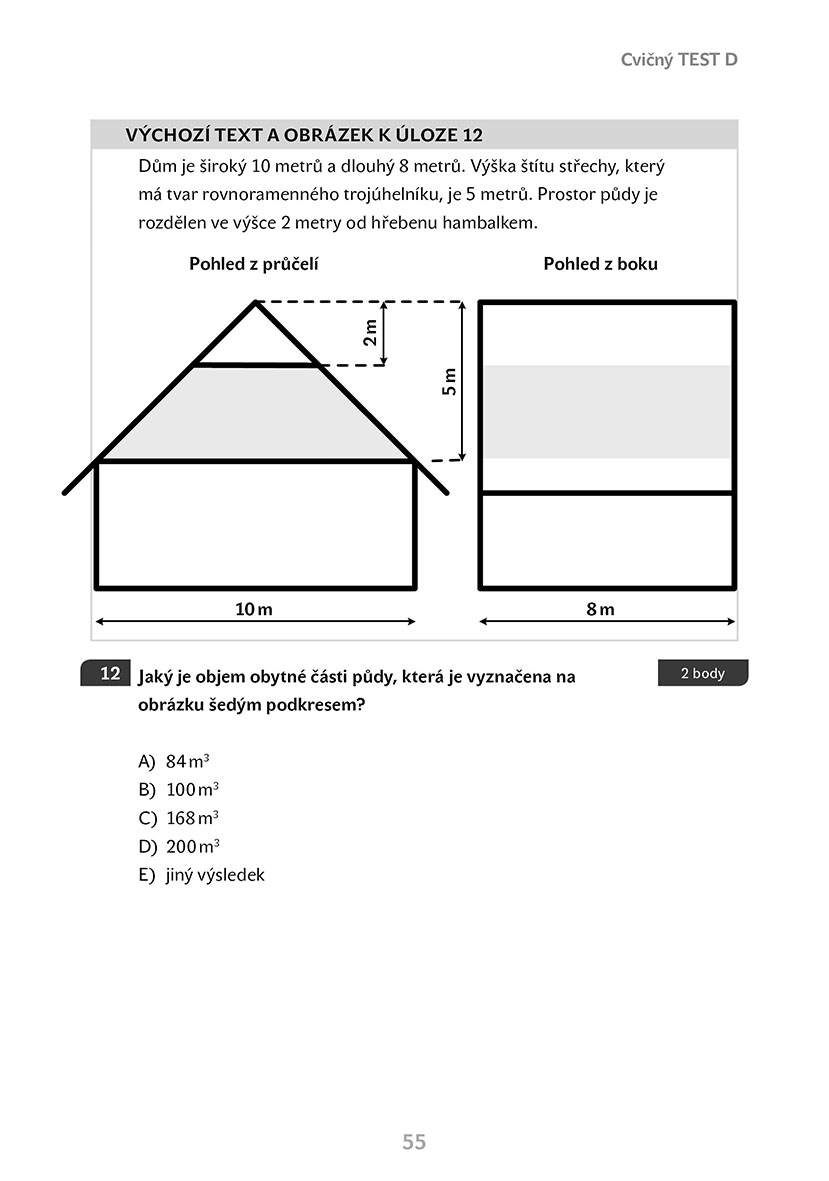 Příprava na státní přijímací zkoušky na čtyřleté obory vzdělávání - Matematika