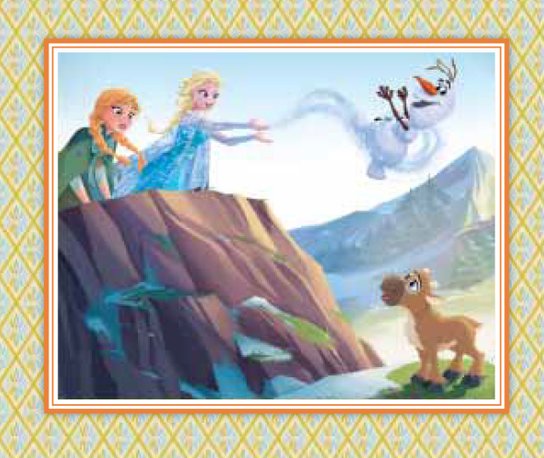 Ledové království - Kniha puzzle - Poskládej si pohádku