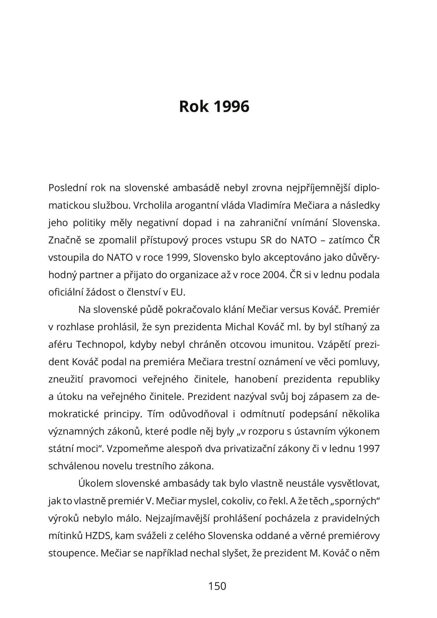 Paměti česko-slovenského diplomata napříč režimy