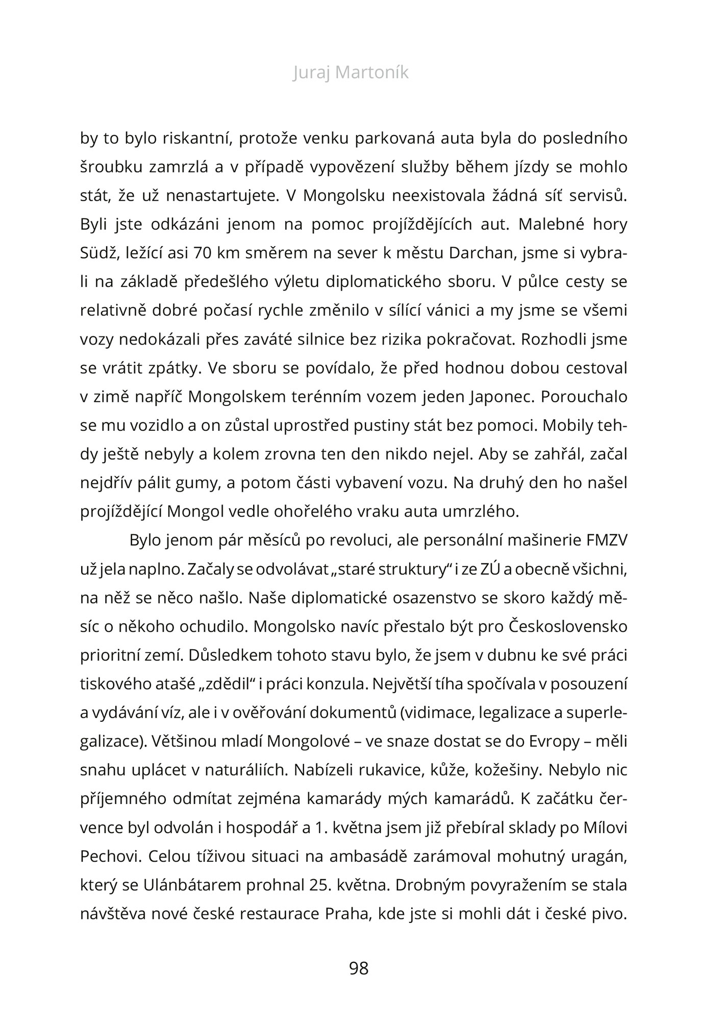 Paměti česko-slovenského diplomata napříč režimy