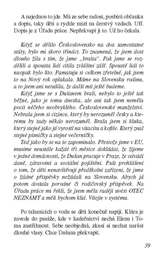 Klára nad propastí