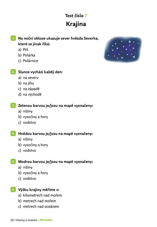 Otestuj si znalosti – Prvouka pro 3. třídu