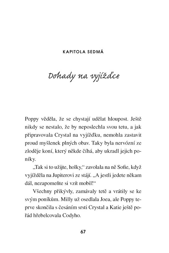Stáje Zlatá hvězda – Pátrání v sedle