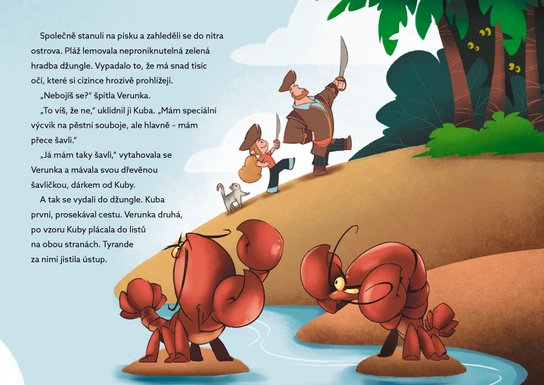 Kuba a Verunka na ostrově pokladů