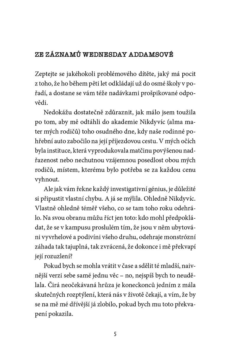 Wednesday: Převyprávění první série