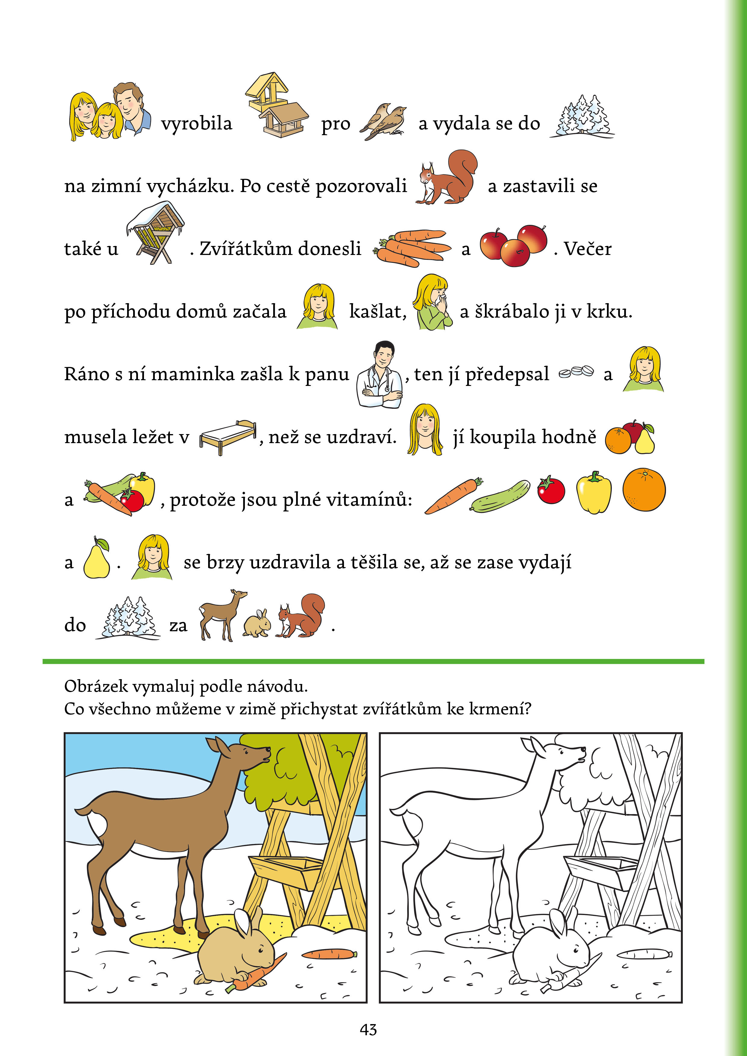 Logopedická cvičení se zvířátky