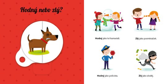 Uč se protiklady s kouzelným kolečkem