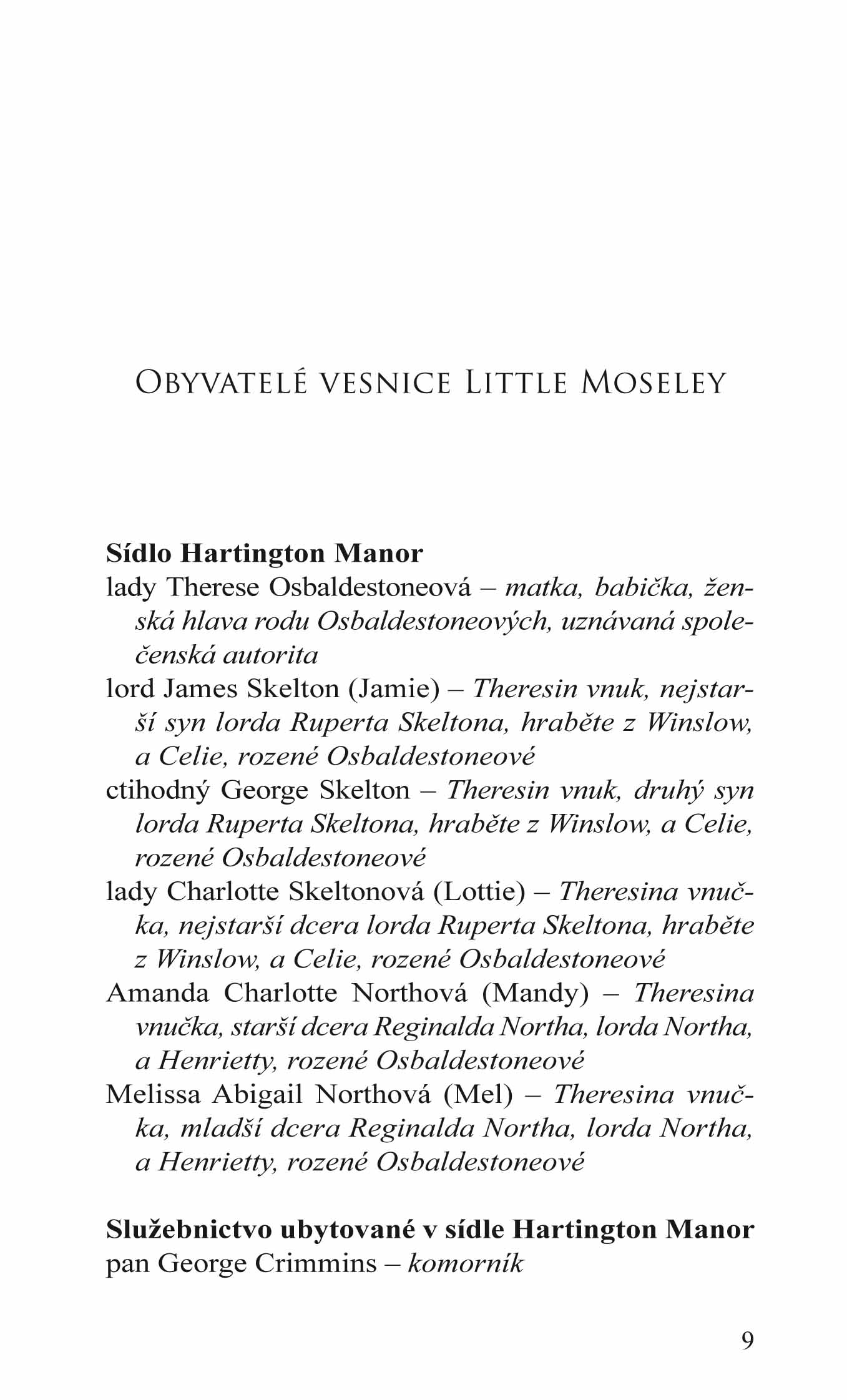 Vánoční zázrak lady Osbaldestoneové