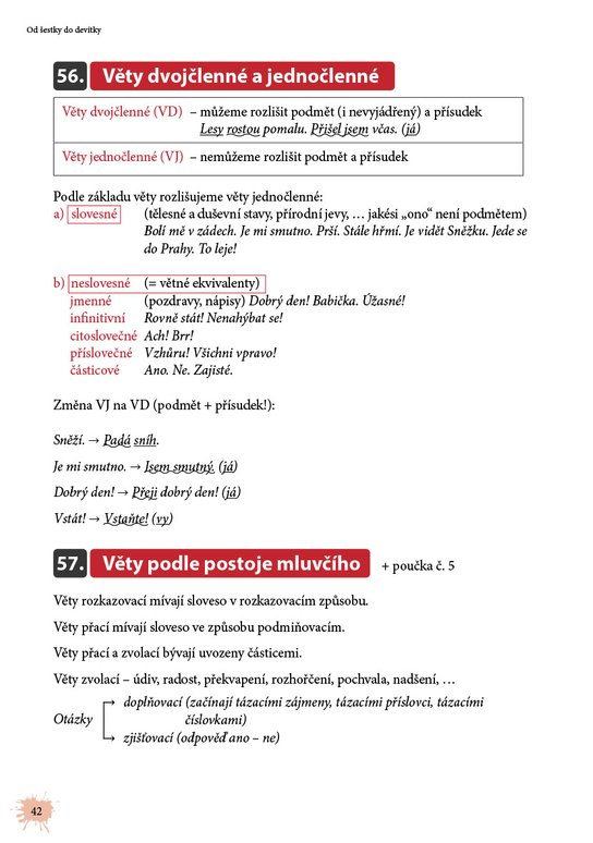 Od šestky do devítky