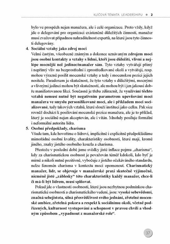Nové trendy v leadershipu