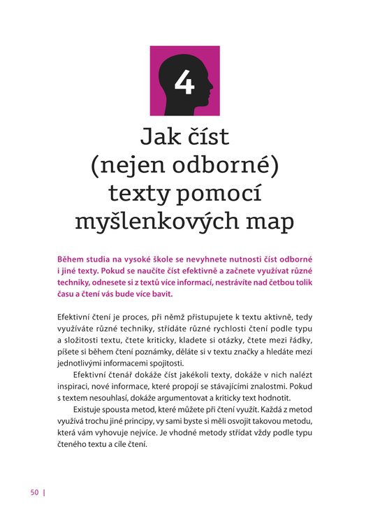 Myšlenkové mapy pro studenty