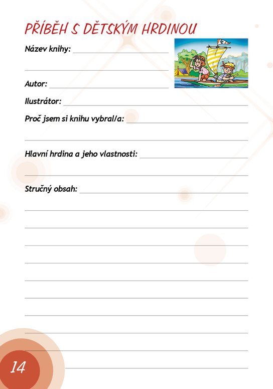 Čtenářský deník – 1. stupeň ZŠ