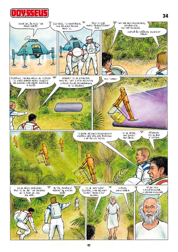 Vzpoura mozků 3: Odysseus komiks