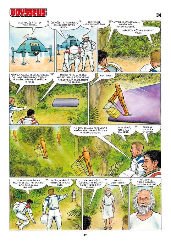 Vzpoura mozků 3: Odysseus komiks