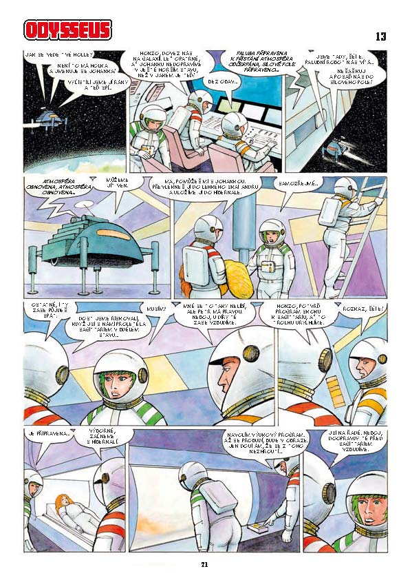 Vzpoura mozků 3: Odysseus komiks