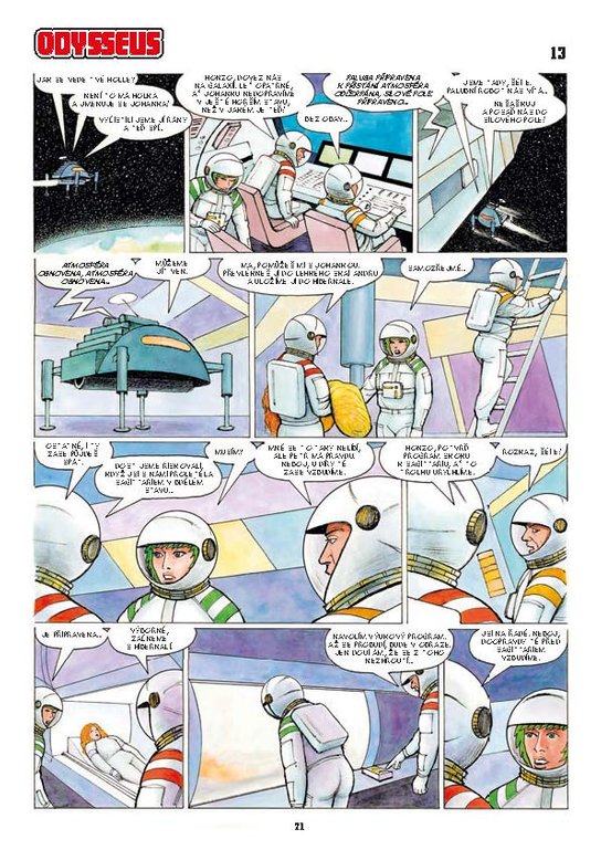 Vzpoura mozků 3: Odysseus komiks
