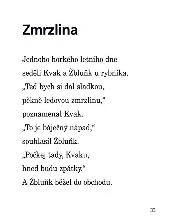 Kvak a Žbluňk od jara do Vánoc