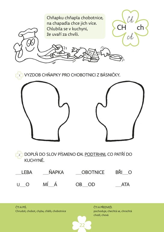 Pracovní sešit – Slabikář se Čtyřlístkem