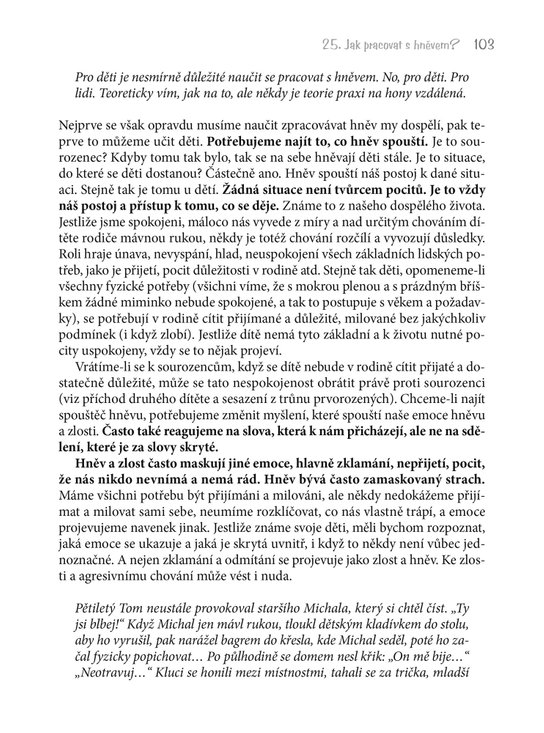 Sourozenci - o spravedlivé výchově