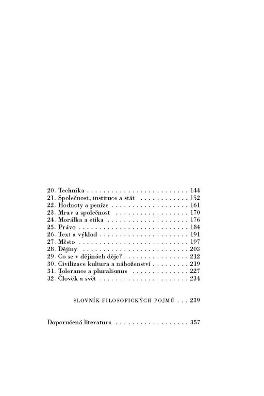 Malá filosofie člověka a Slovník filosofických pojmů