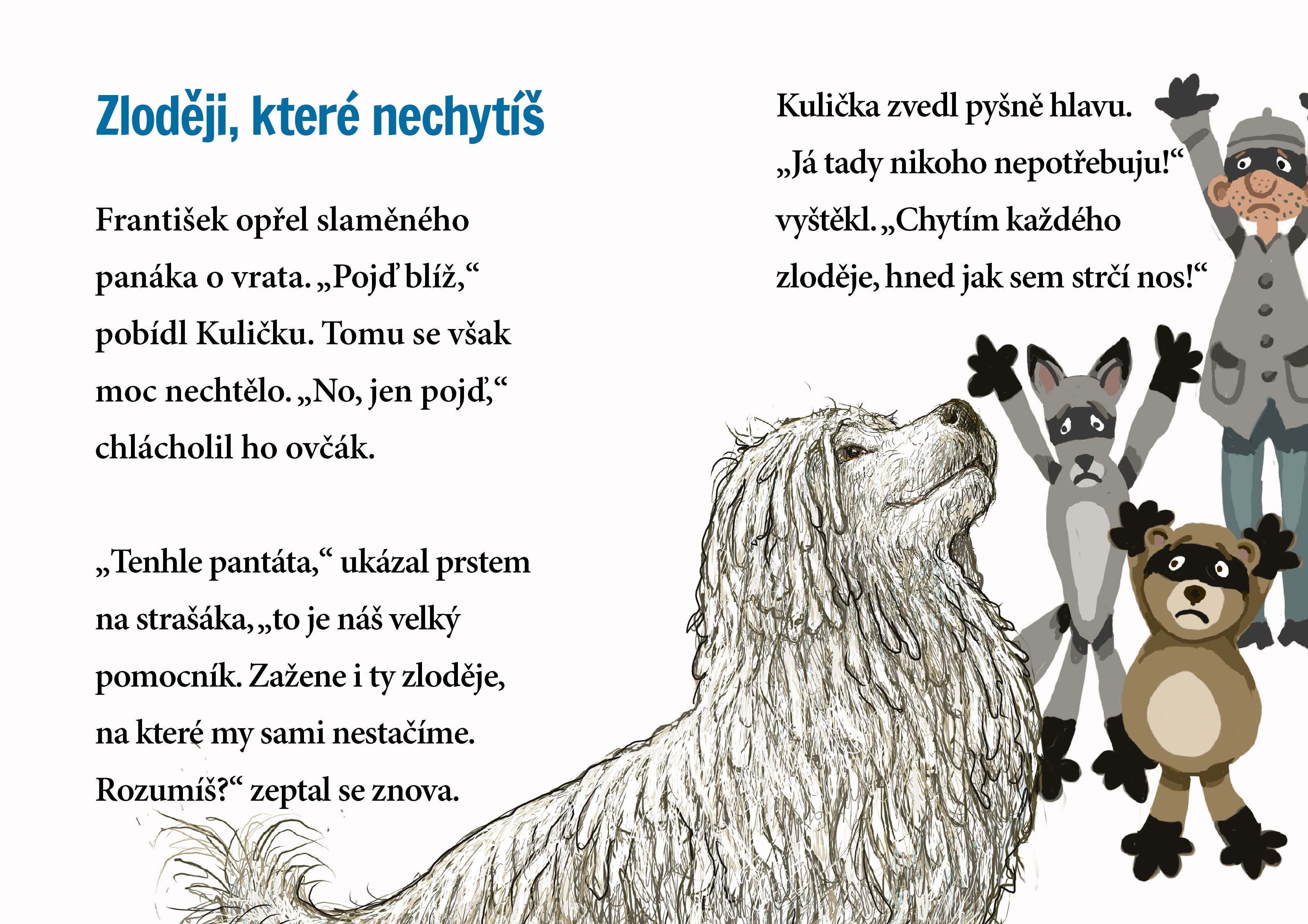 Pejsek Kulička a zloději – Začínám číst