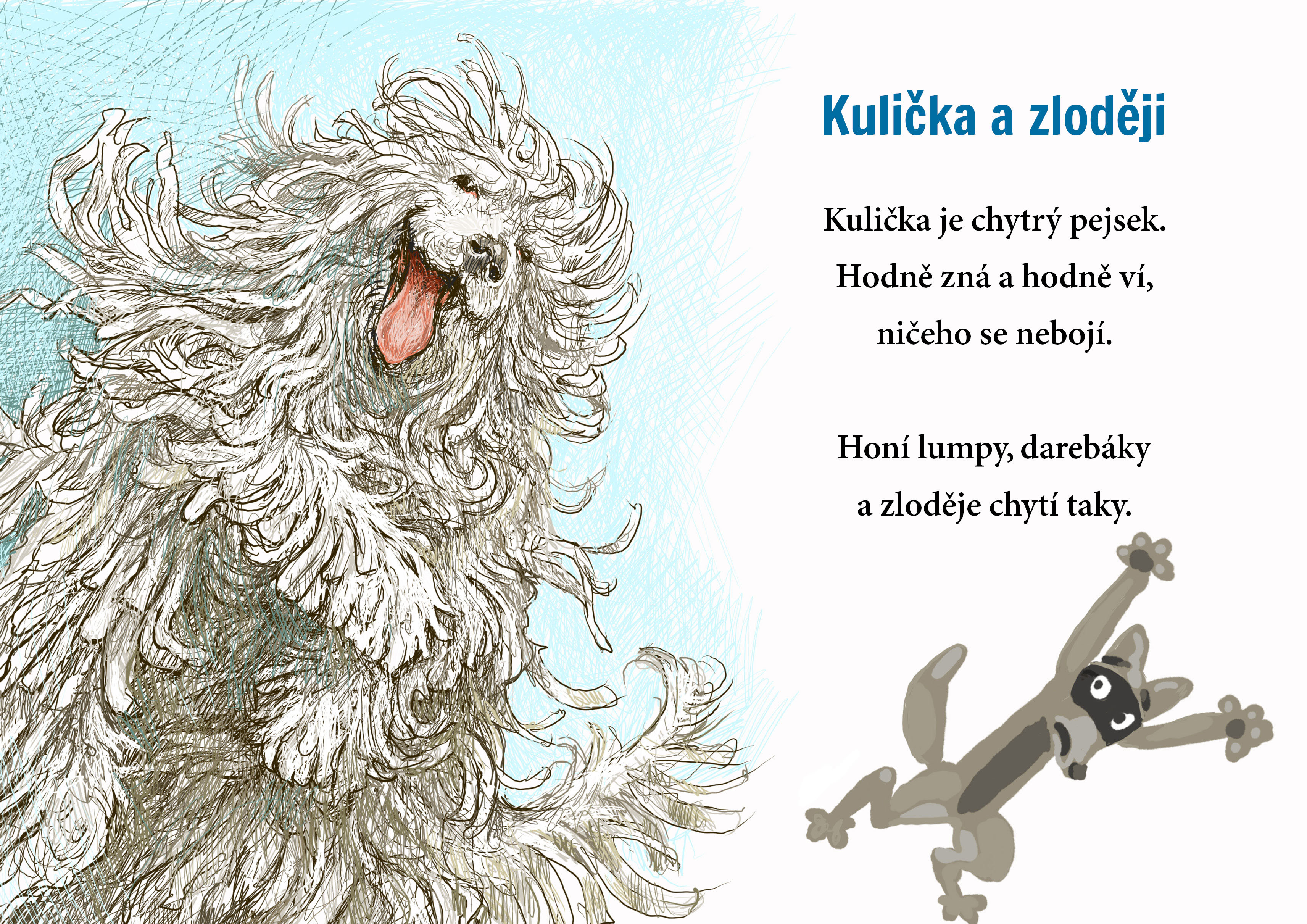 Pejsek Kulička a zloději – Začínám číst