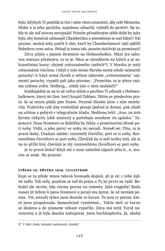 Deník Ruth Maierové