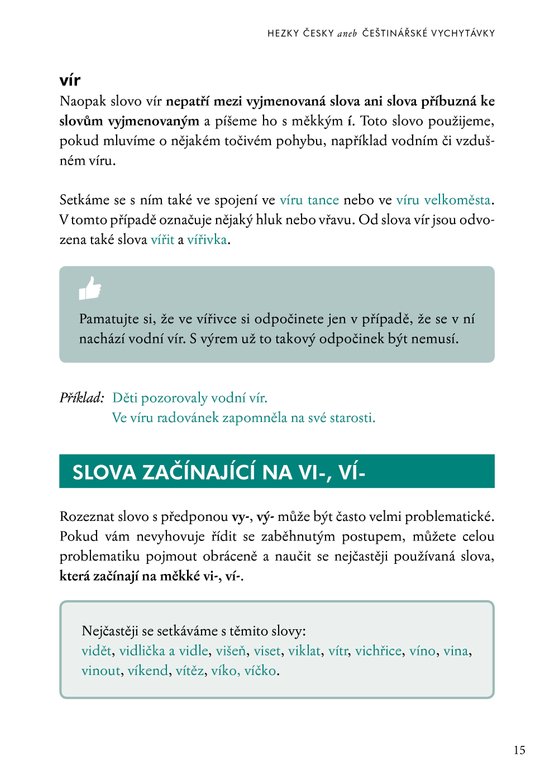 Hezky česky aneb Češtinářské vychytávky
