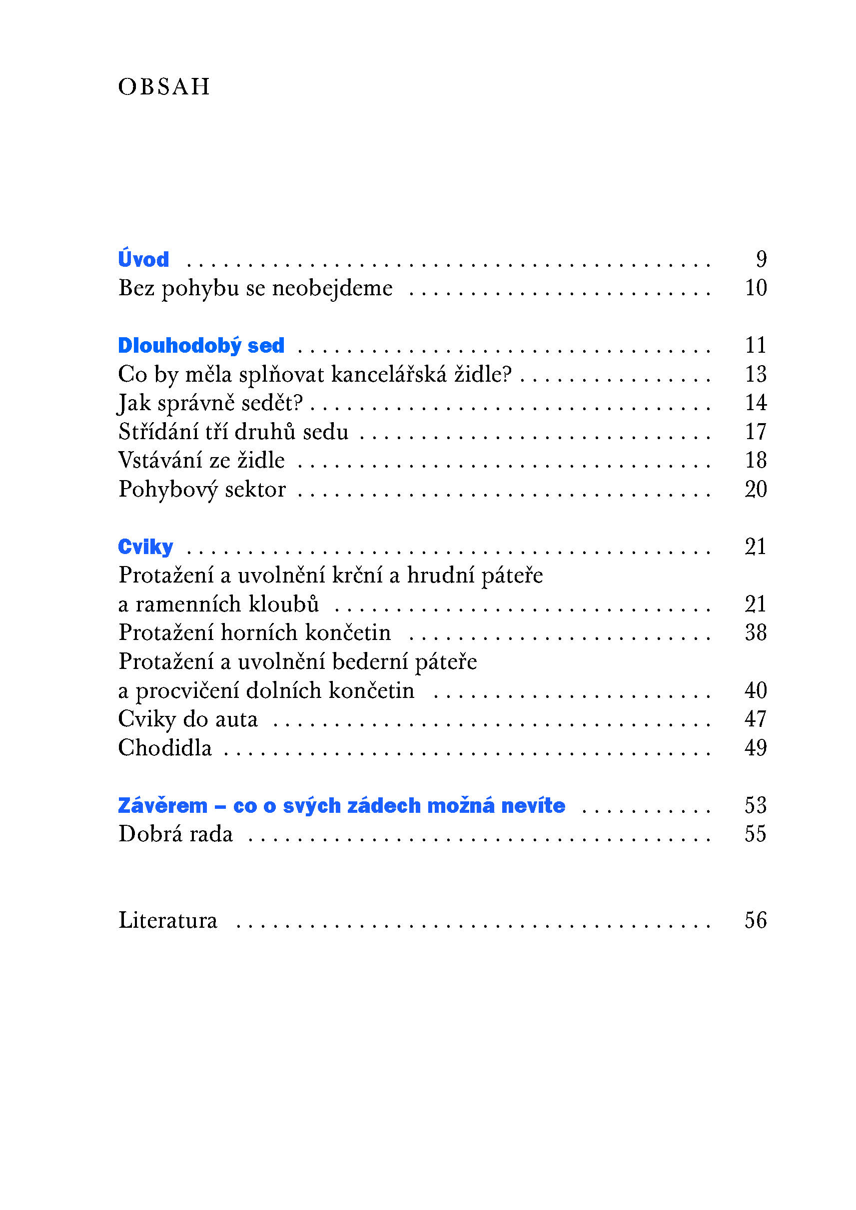 Cvičíme v kanceláři 